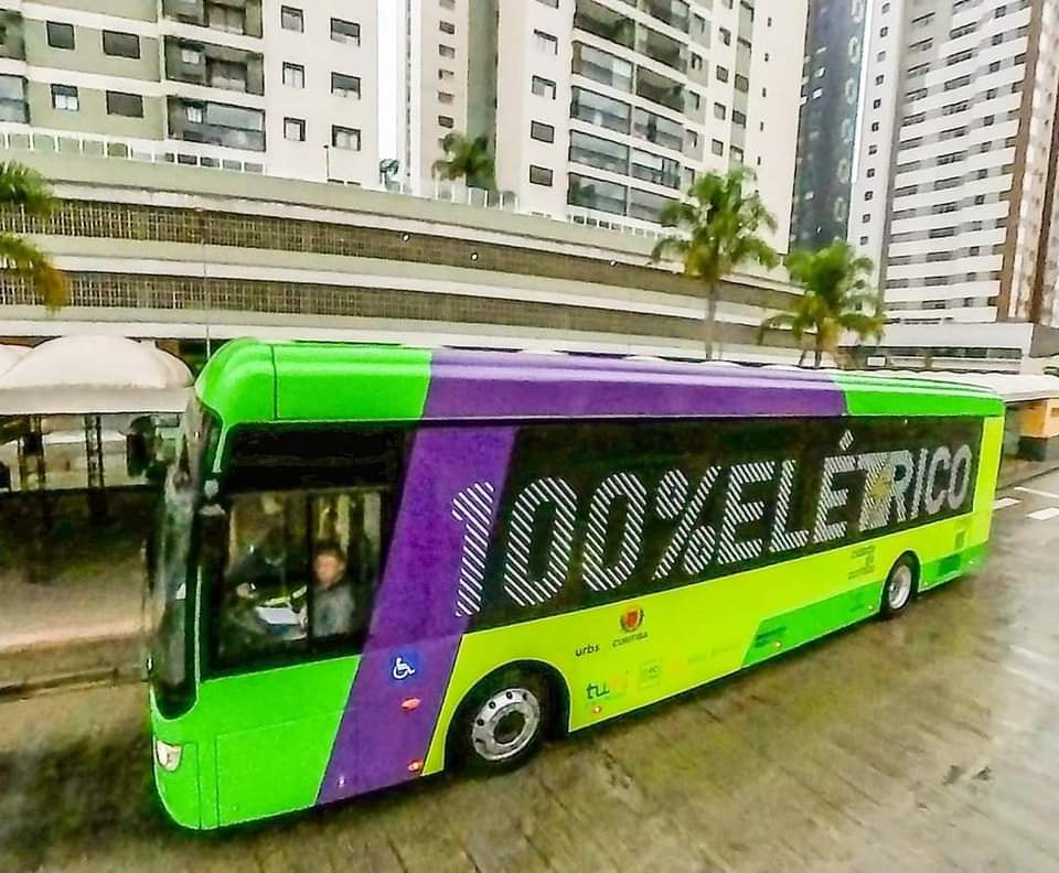 Você já andou em um ônibus 100% Elétrico?